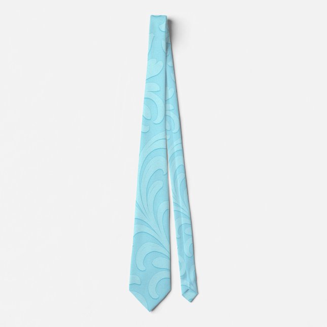 retro floral design tie (Front)