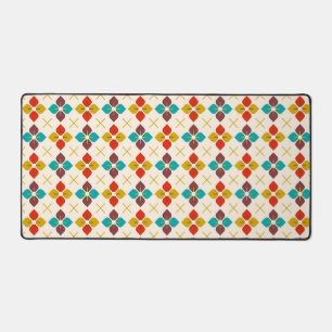 Retro Floral  Desk Mat
