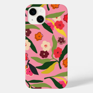 Retro Floral Fields Case-Mate iPhone 14 Case