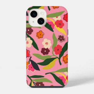Retro Floral Fields iPhone 14 Case