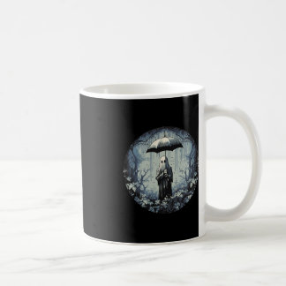 Retro Floral Ghost Vintage Halloween Ghost In The  Coffee Mug