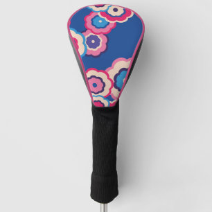 Retro Floral Golf Head Cover