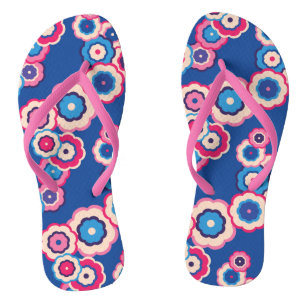 Retro Floral Jandals