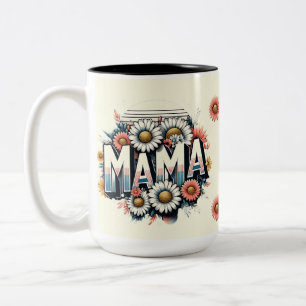 Retro Floral Mama Mug