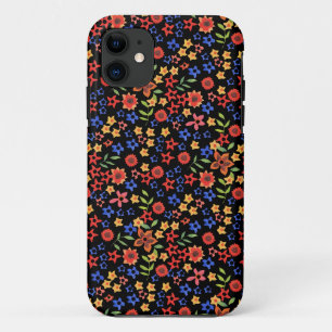 Retro Floral Miniprint Custom iPhone 5/5s Case