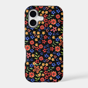 Retro Floral Miniprint Custom iPhone 5/5s Case