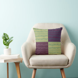 Retro Floral Patchwork Pattern Cushion