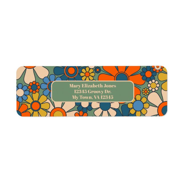 Retro Floral Pattern (Front)