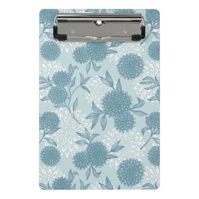 Retro Floral Pattern 2 3 Mini Clipboard (Front)