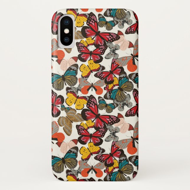 Retro floral pattern 2 Case-Mate iPhone case (Back)