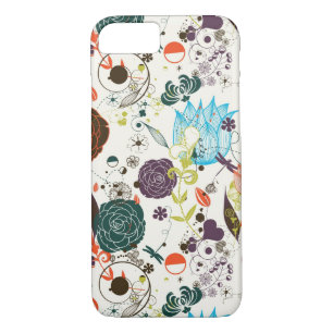 Retro Floral Pattern 2 Case-Mate iPhone Case
