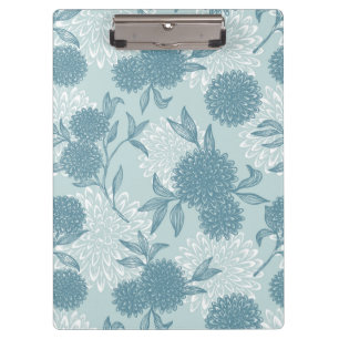 Retro Floral Pattern 2 Clipboard