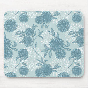 Retro Floral Pattern 2 Mouse Pad