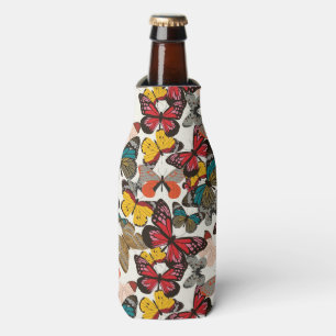 Retro floral pattern 3 bottle cooler