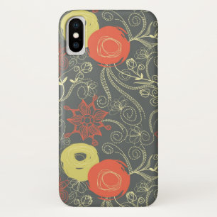 Retro floral pattern 3 Case-Mate iPhone case