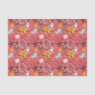 Retro floral pattern 7 tissue paper