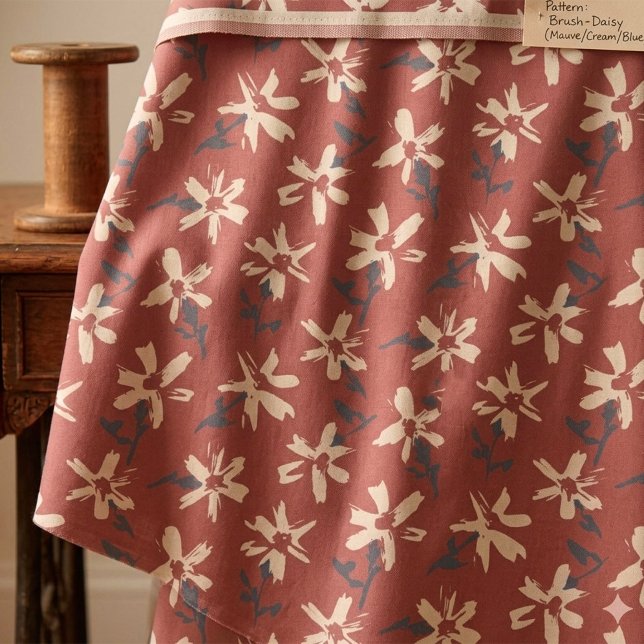 Retro floral pattern in boho style. Abstract Daisy Fabric (Vintage floral seamless pattern in boho style. Simple floral blender fabric.)