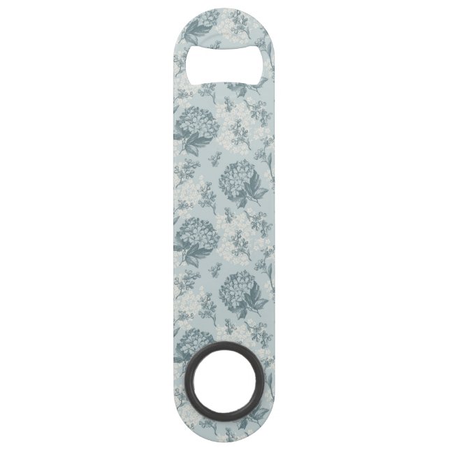 Retro floral pattern with viburnum flowers (Front)
