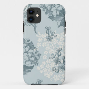 Retro floral pattern with viburnum flowers Case-Mate iPhone case