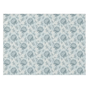 Retro floral pattern with viburnum flowers tablecloth