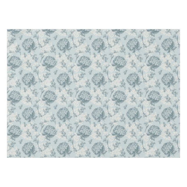 Retro floral pattern with viburnum flowers tablecloth (Front (Horizontal))