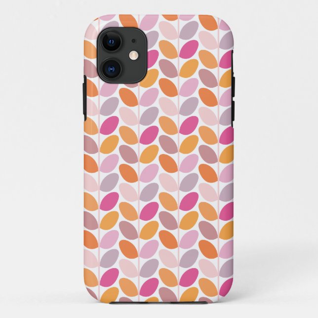 Retro Floral Patterned Case (Back)