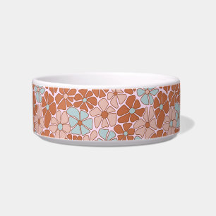 Retro Floral Seamless Pattern Bowl
