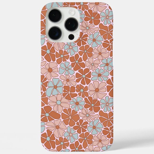 Retro Floral Seamless Pattern Case-Mate iPhone Case (Back)