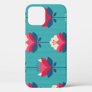 Retro floral seamless pattern. iPhone 12 case