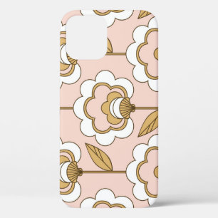 Retro floral: seamless vintage pattern. iPhone 12 case