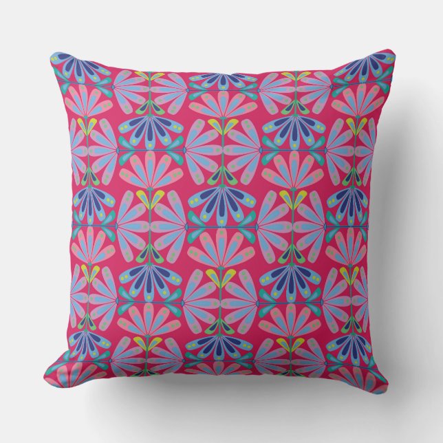 Retro Floral Series 01 Cushion (Front)