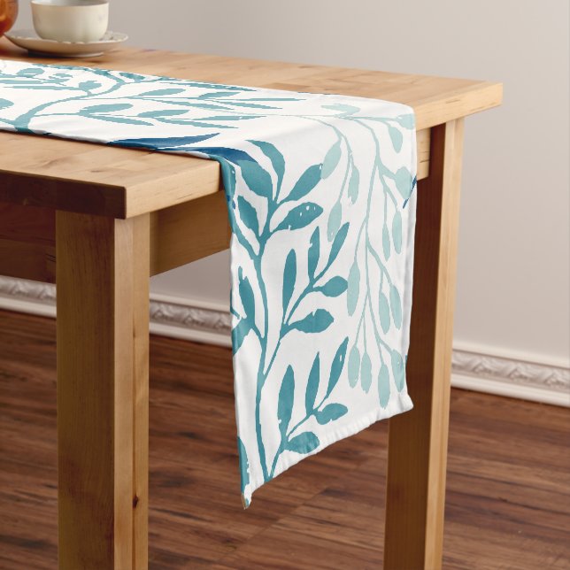 Retro Floral Short Table Runner (In Situ)