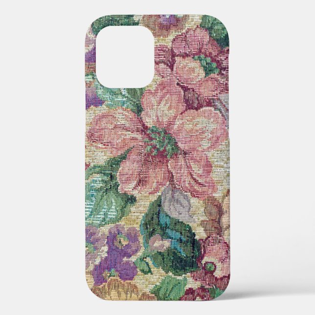 retro floral tapestry Case-Mate iPhone case (Back)