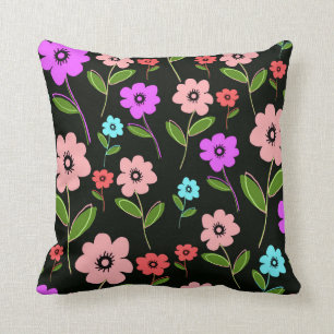 Retro Florals Cushion
