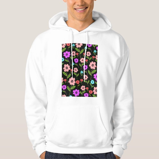 Retro Florals Hoodie (Front)