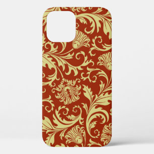 Retro florals: vintage pattern background. iPhone 12 case