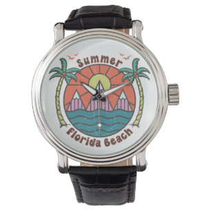 Retro Florida Beach Sunset Watch