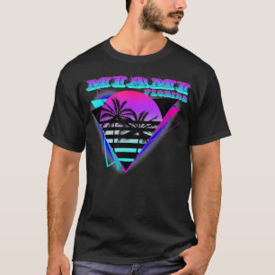 Retro Florida Palm Trees Summer Miami Beach T-Shirt