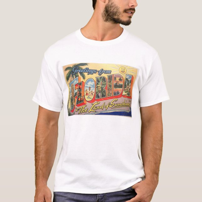 Retro Florida  T-Shirt (Front)