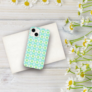 Retro Flower & Daisy Hourglass Pattern Case-Mate iPhone 14 Case