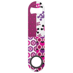 Retro flower skull polka dot