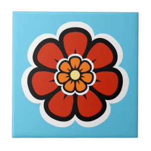 Retro Flower Tile