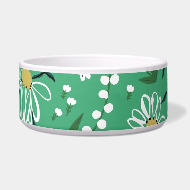 Retro Flowers, Botanical Seamless Pattern. (Front)