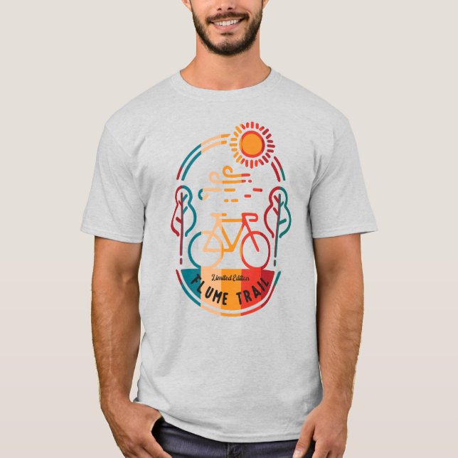 Retro Flume Trail Bike Trail T-Shirt (Front)