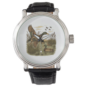 Retro-Flying-Mallard-Duck-Hunting Watch