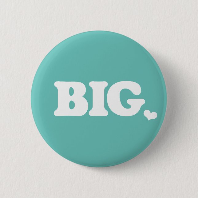 Retro Font Big Little Sorority Button (Front)