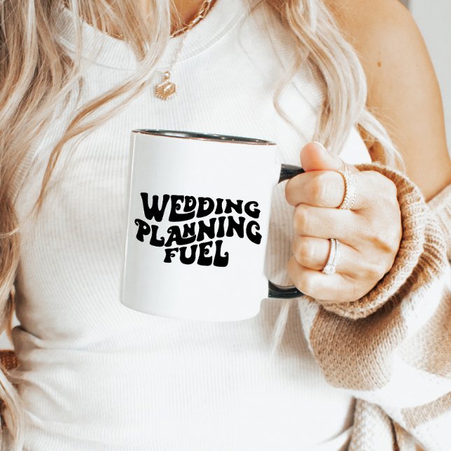 Retro Font Engagement Gifts Wedding Planning Funny Mug (Creator Uploaded)