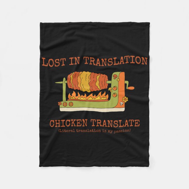 Retro Foodie Designs  Fleece Blanket (Front)