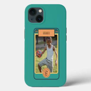 Retro Football Card inspired iPhone 13 Case