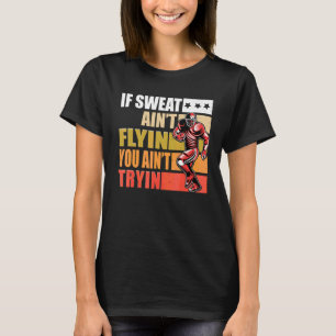 Retro Football Player Sports Athlete Team Goalkeep T-Shirt